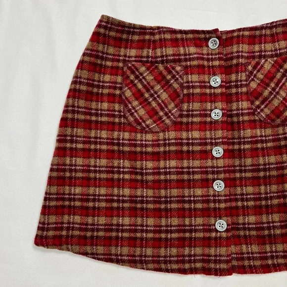 Vintage 90’s American Eagle Plaid Mini Skirt - Picture 2 of 8